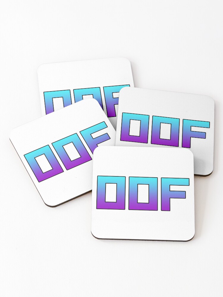 Thumbnail 1 of 5, Coasters (Set of 4), OOF (8Bit Retro) designed and sold by SassyClassyMe.