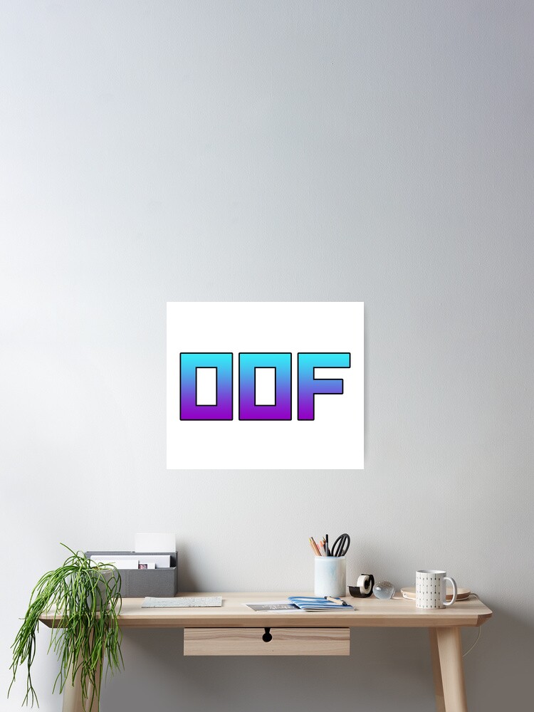 Thumbnail 2 of 3, Poster, OOF (8Bit Retro) designed and sold by SassyClassyMe.