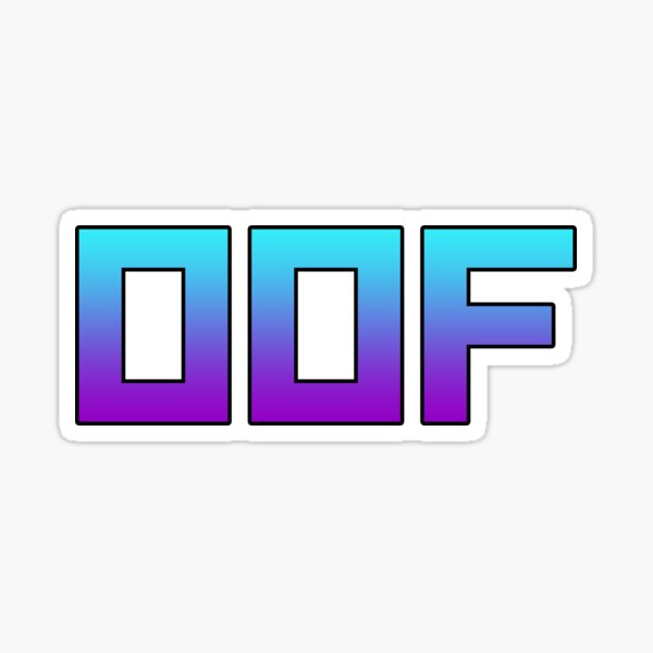Oof Sticker Set Multicolor Pack Sticker By Sassyclassyme Redbubble - roblox oof pumpkin throw blanket by chocotereliye