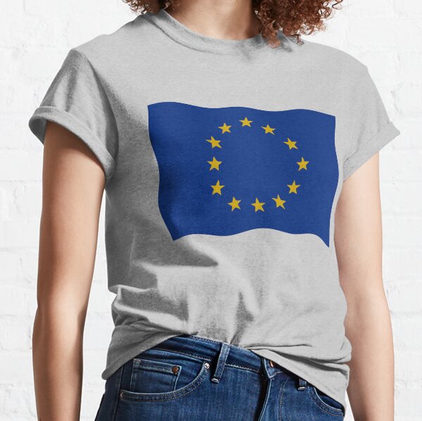 : Europe Flag Cool European Union Europa EU Flags Men Women Long  Sleeve T-Shirt : Clothing, Shoes & Jewelry