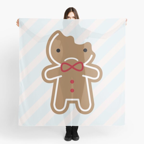Cookie Cute Sad Gingerbread Man Scarf