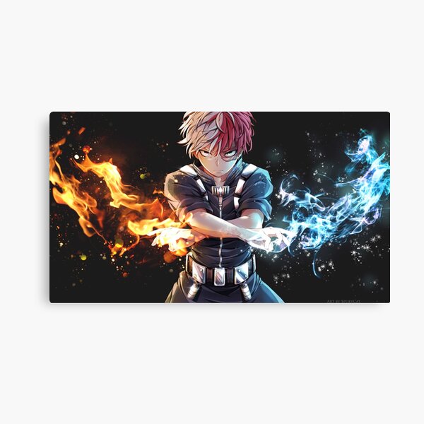 Todoroki BNHA Canvas Print