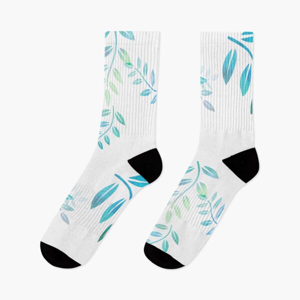 Item preview, Fresh Fern Leaves Pattern in Blues and Greens designed and sold by RosalieReeves.