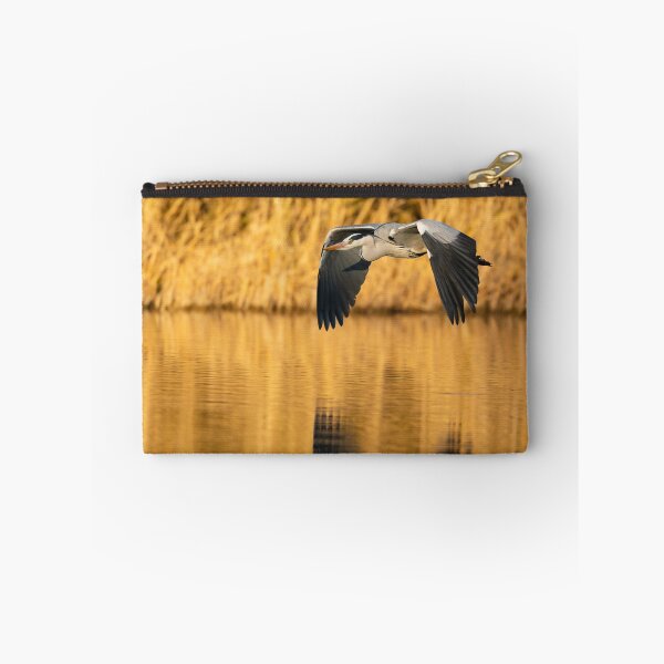 Item preview, Grey heron in flight, Lago di Alviano, Umbria, Italy designed and sold by AndrewJonesFoto.