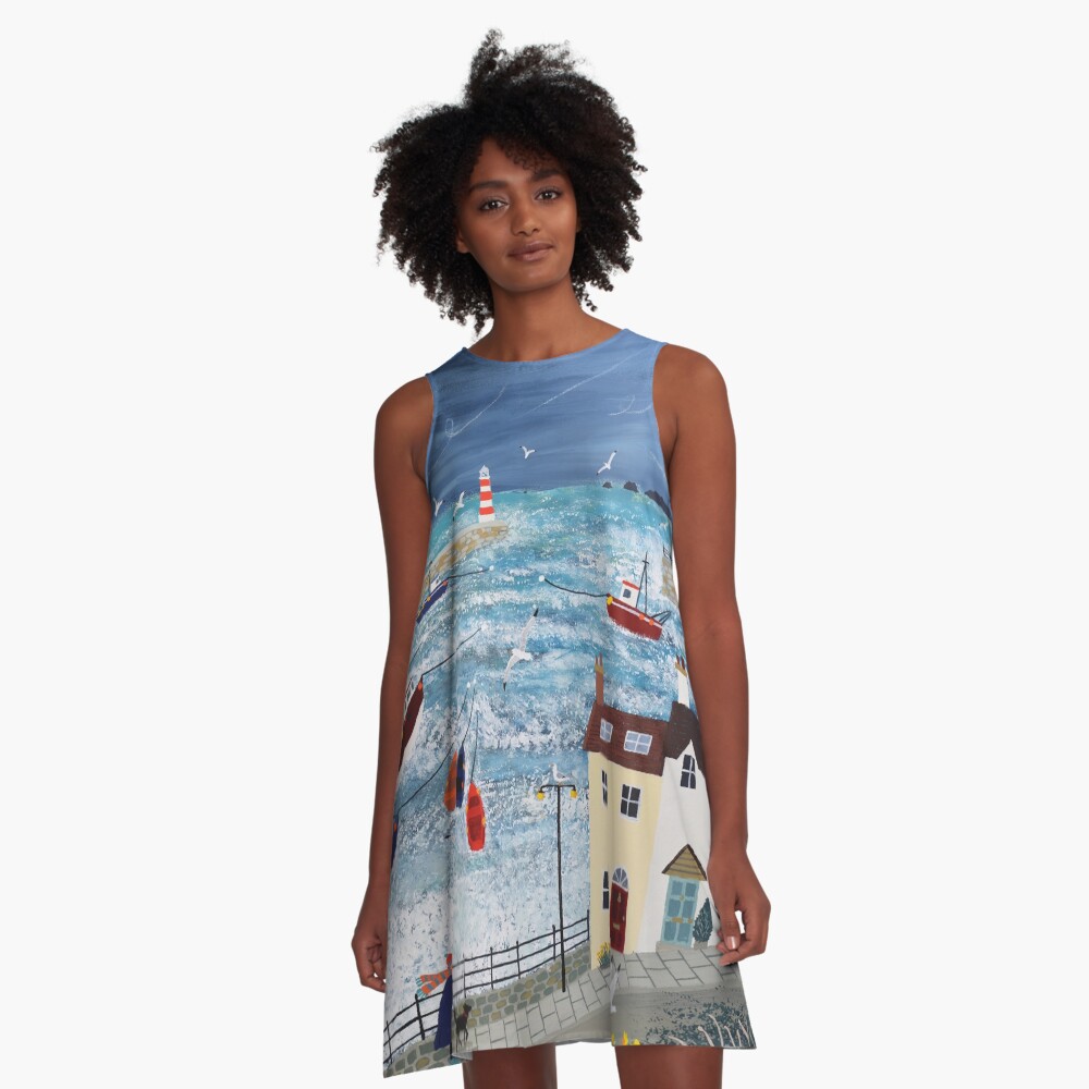 Item preview, A-Line Dress designed and sold by Jogrundyart.