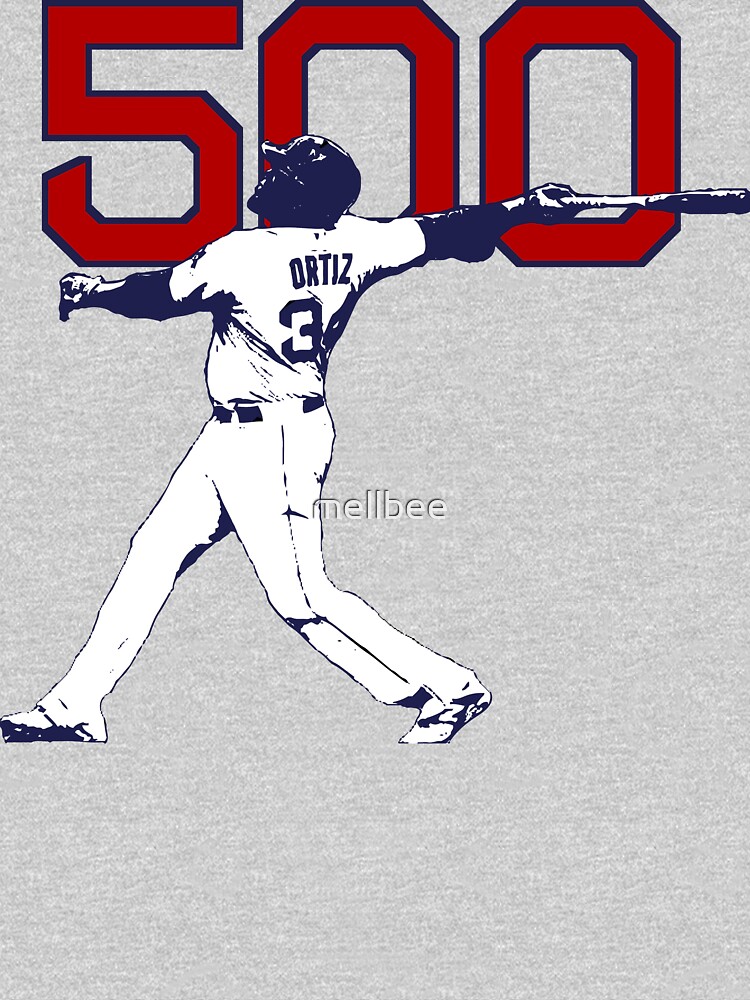 "500 David Ortiz" Tshirt for Sale by mellbee Redbubble david