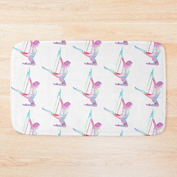 Item preview, Rainbow Silhouette Aerial Lyra Hoop designed and sold by Aurora Gritti.
