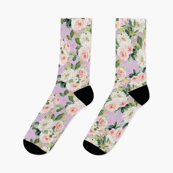 Item preview, Roses on lilac, beautifull pattern with white roses. designed and sold by FK-UK.