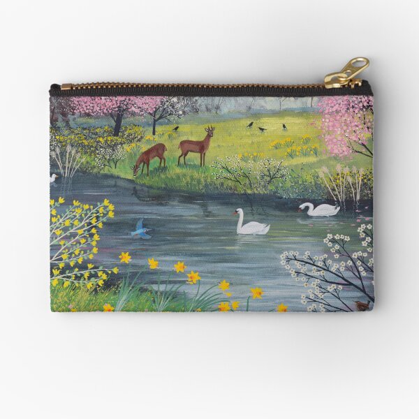 By Spring River Zipper Pouch