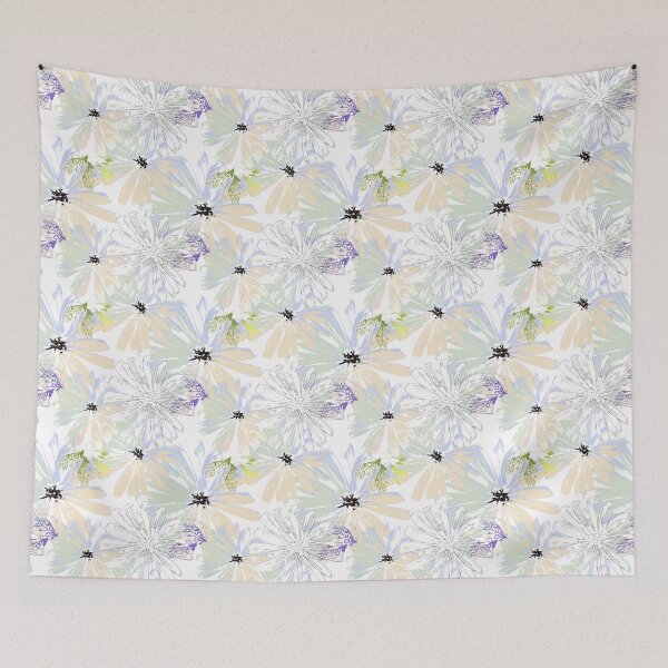 Item preview, Pastel floral pattern. designed and sold by marinaklykva.
