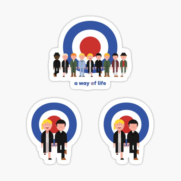 mods, a way of life Pegatina