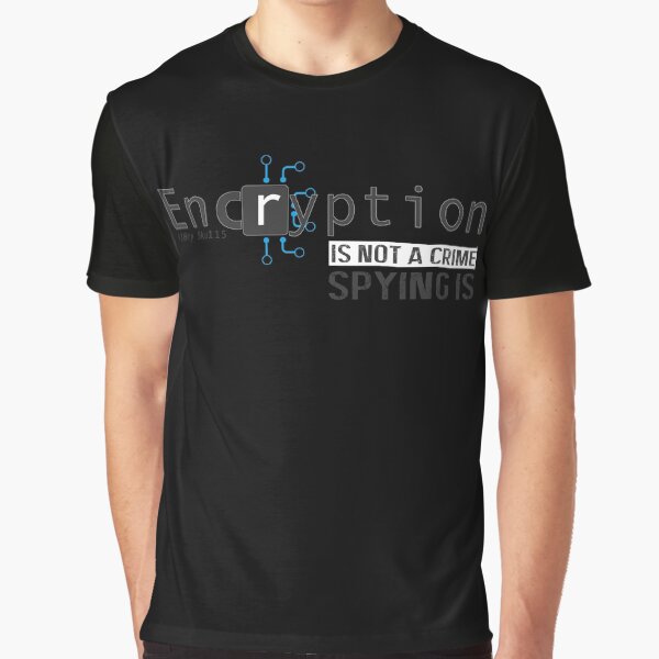 GS186 - Encryption Is Not A Crime Graphic T-Shirt