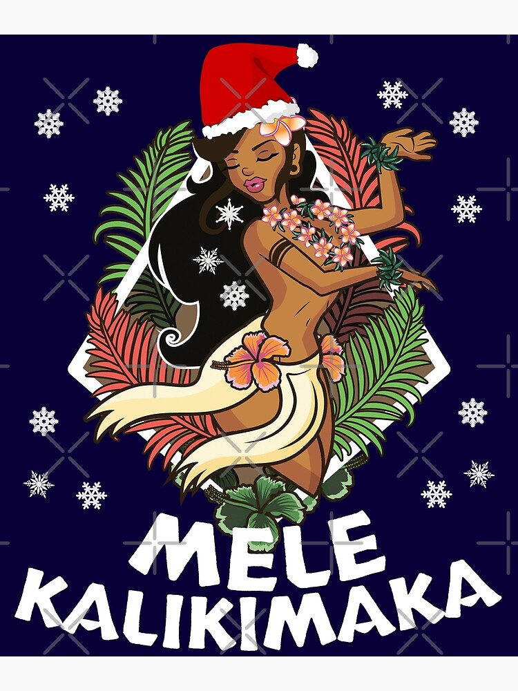 Mele Kalikimaka - Christmas Vacation - Hawaiian Santa Christmas