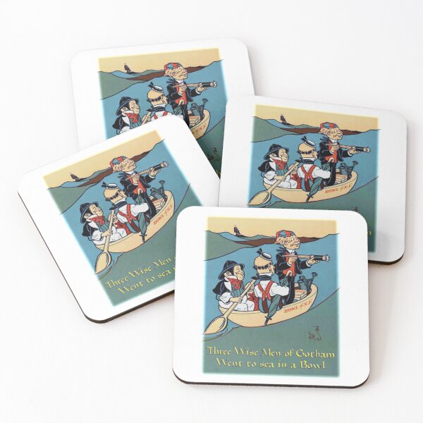 Item preview, THREE WISE MEN OF GOTHAM WENT TO SEA IN A BOWL (#2 Square) designed and sold by johndhalsted.