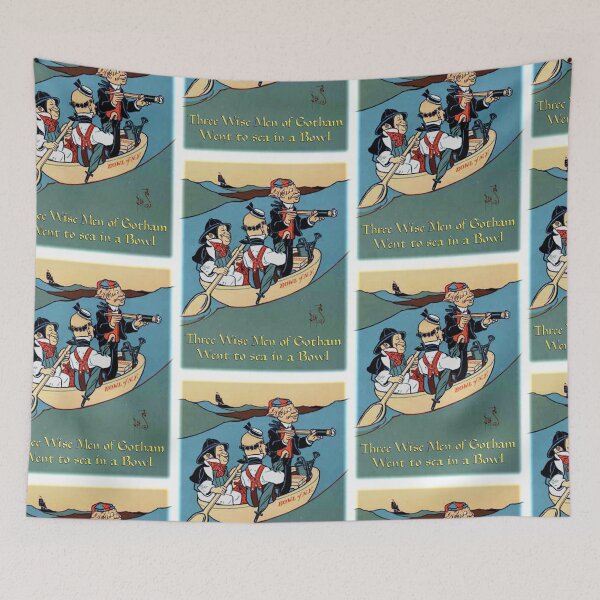 Item preview, THREE WISE MEN OF GOTHAM WENT TO SEA IN A BOWL (#2 Square) designed and sold by johndhalsted.