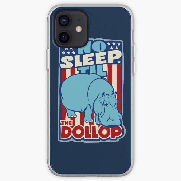 DOLLOP: No Sleep Til Hippo (simple) iPhone Soft Case