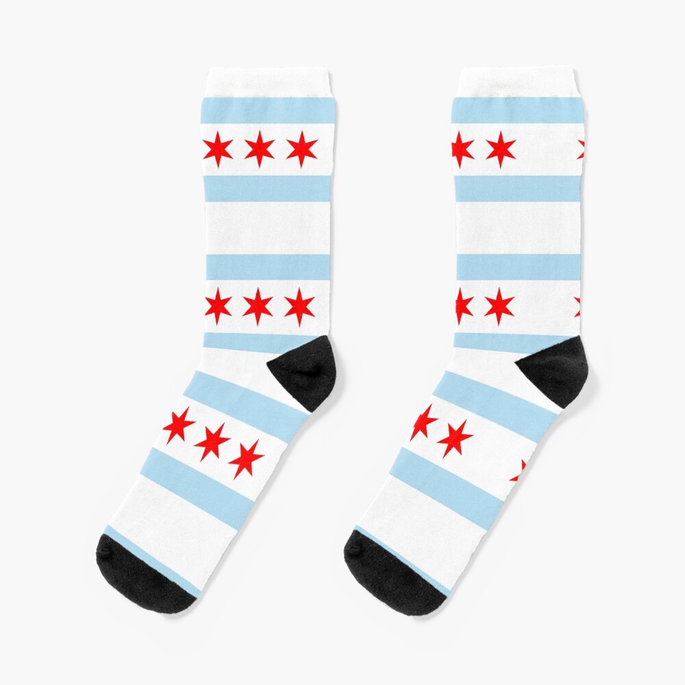 Flag of Chicago Socks