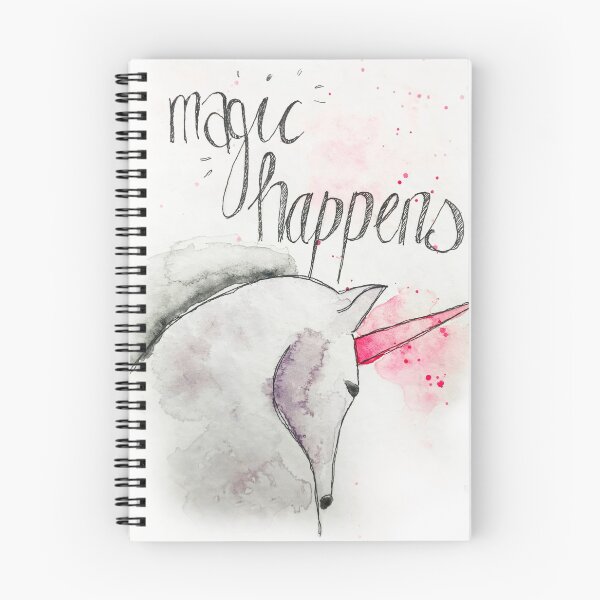 Item preview, Watercolour Unicorn. Magic Happens designed and sold by heartinit.