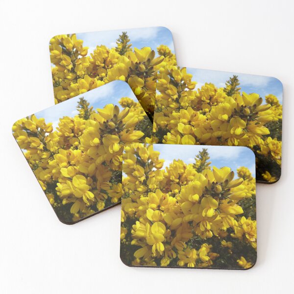 Item preview, Gorse bush against a blue sky designed and sold by Theconkertree.