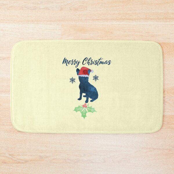 Item preview, Bulldog Francés de Navidad designed and sold by TheJollyMarten.