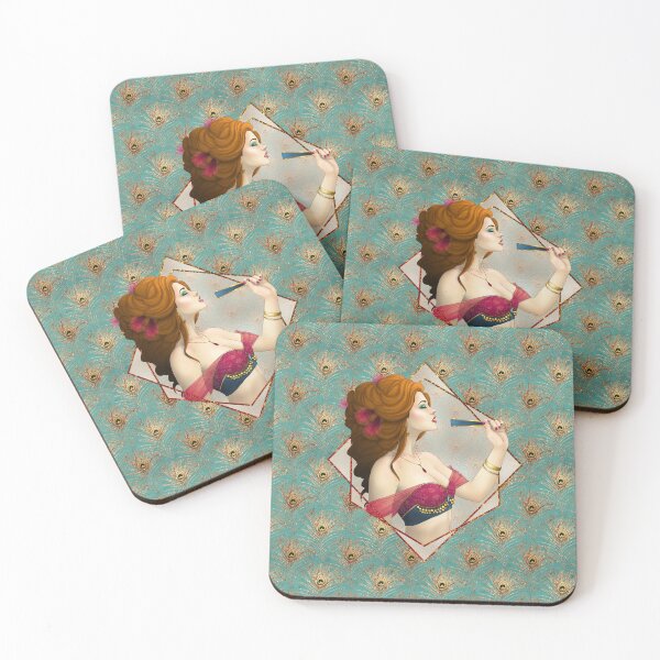 Item preview, Dancing Girl - Before the Snap of the Fan designed and sold by CatAstrophe.