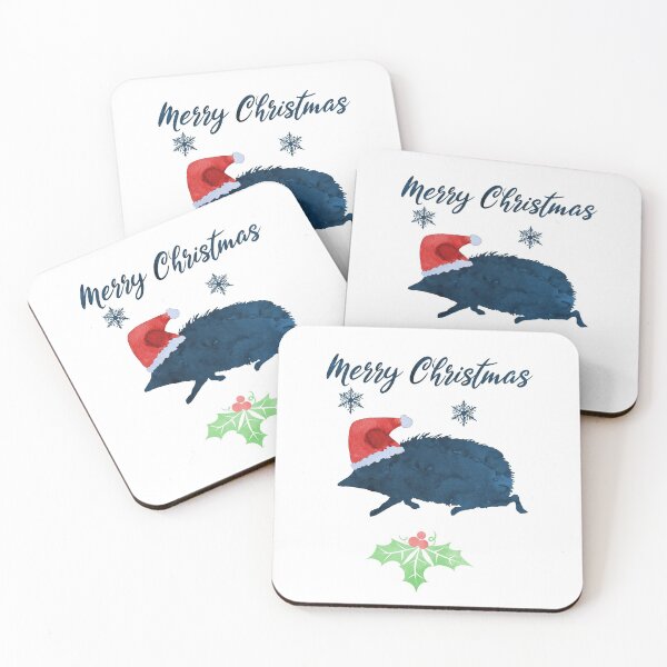 Item preview, Christmas Hedgehog Artwork designed and sold by TheJollyMarten.