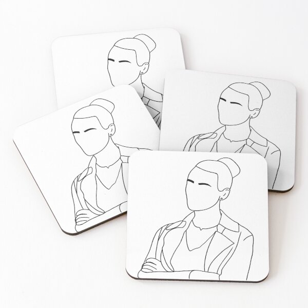 Item preview, lena luthor line drawing designed and sold by brenda-lee.