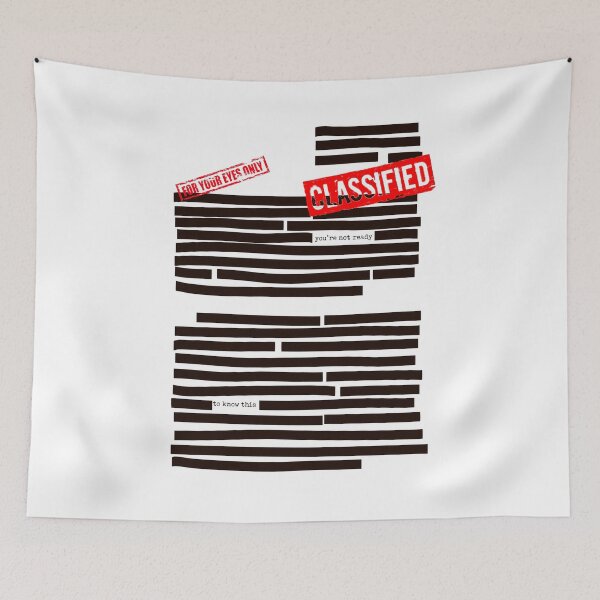 Item preview, Censored text (Classified information) designed and sold by Osoioi.
