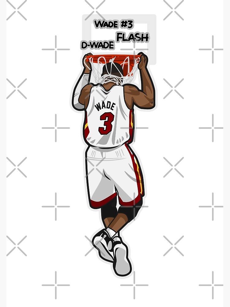 xavierjfong Dwyane Wade 'Flash' Nickname Jersey - Miami Heat T-Shirt