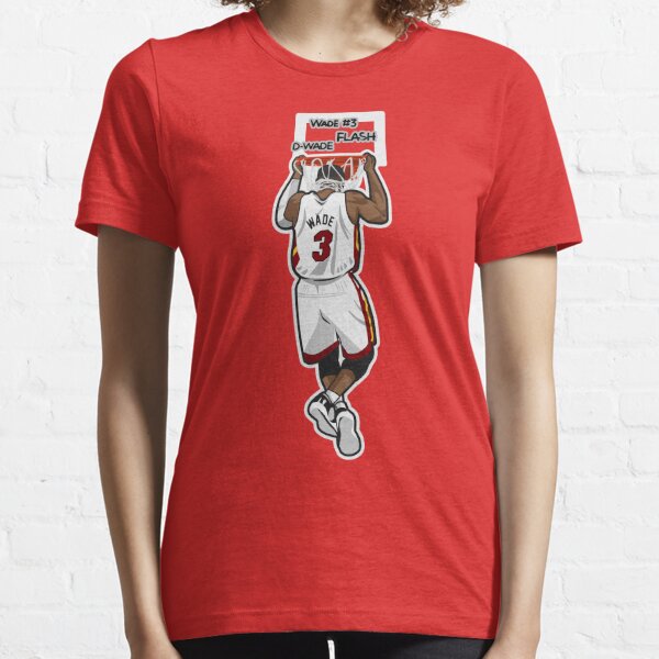 xavierjfong Dwyane Wade 'Flash' Nickname Jersey - Miami Heat T-Shirt