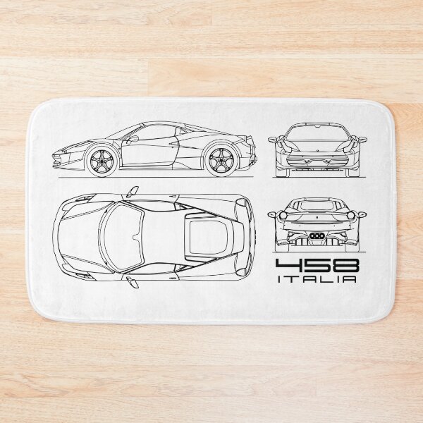 Item preview, The 458 Italia Blueprint designed and sold by rogue-design.