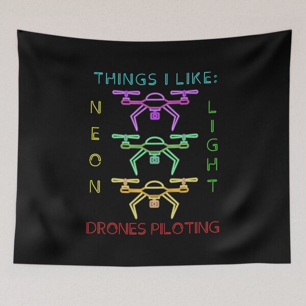 Item preview, Neon Light & Drones Piloting - Gift for Quadcopter Racers designed and sold by IslandLakeTree.
