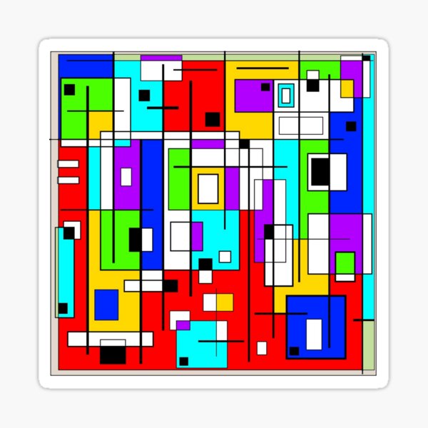 The Busy City Sticker