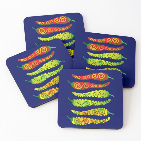 Item preview, chili with curly pattern designed and sold by M-Lorentsson.