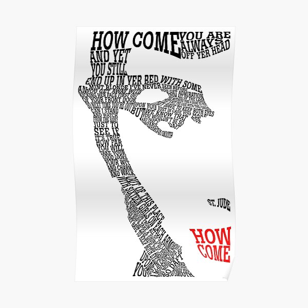 Courteeners ➤ How Come Poster