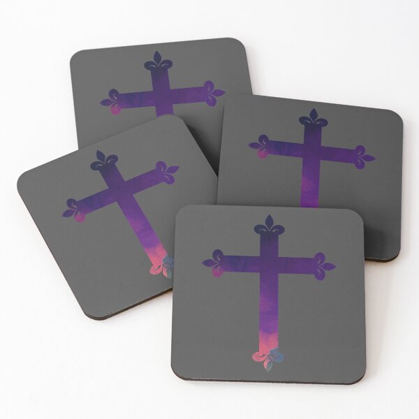 Aperçu de l'œuvre Crucifix Pourpre Coloré créée et vendue par HiddenStar02.