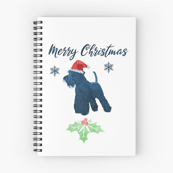 Item preview, Christmas Schnauzer Dog Art designed and sold by TheJollyMarten.