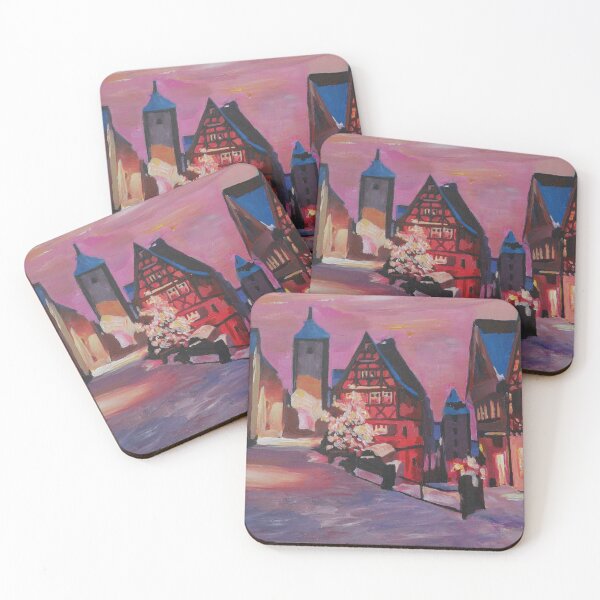 Item preview, Romantic Rothenburg Tauber Germany Winter Dream Land designed and sold by artshop77.