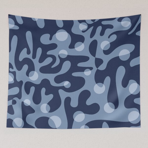 Item preview, Floating Lanterns (Indigo) designed and sold by majoihart.