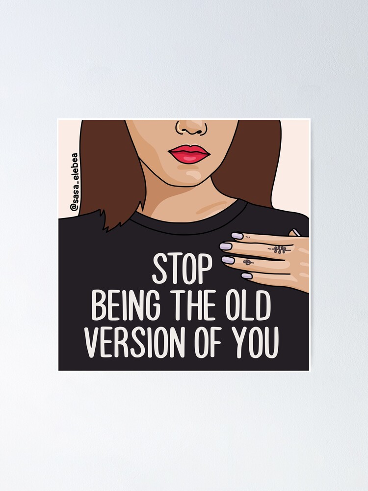 Alternate view of Old version by Sasa Elebea Poster