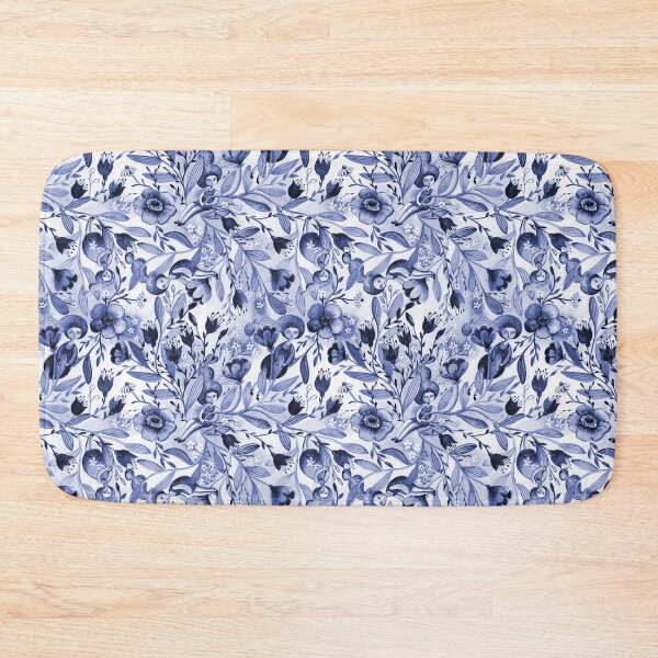 Item preview, Inktober 2019 day 10 pattern in blue designed and sold by Gaia Marfurt.