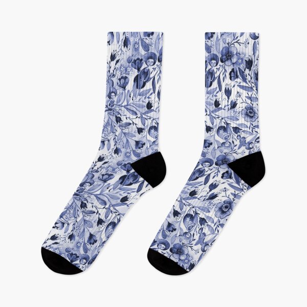 Item preview, Inktober 2019 day 10 pattern in blue designed and sold by Gaia Marfurt.