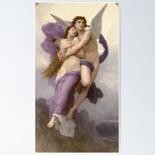 Item preview, The Abduction of Psyche - William Adolphe Bouguereau designed and sold by forgottenbeauty.