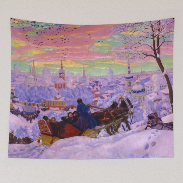 Item preview, Shrovetide by Boris Kustodiev (1916) designed and sold by allhistory.