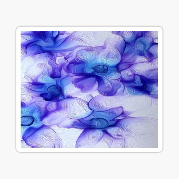 Item preview, MacAnnie Purple Painted Flowers designed and sold by MacAnnie.