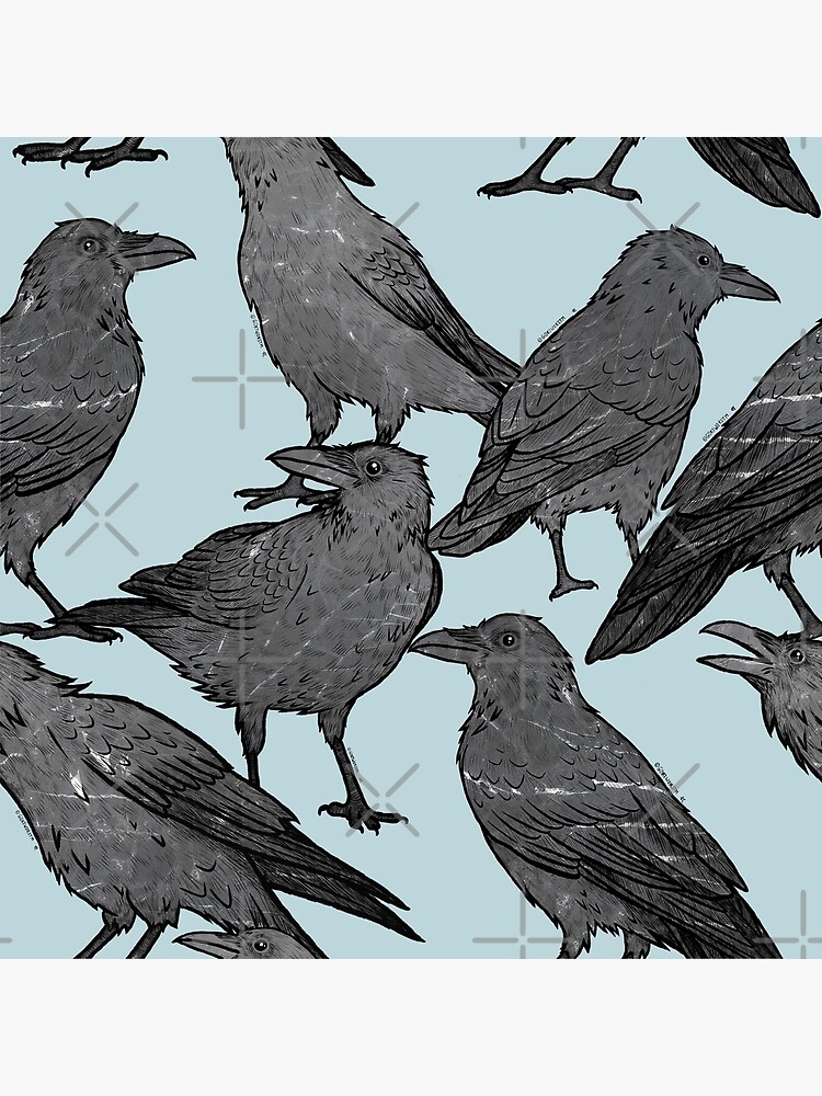 Cute crow pattern by gortworstm