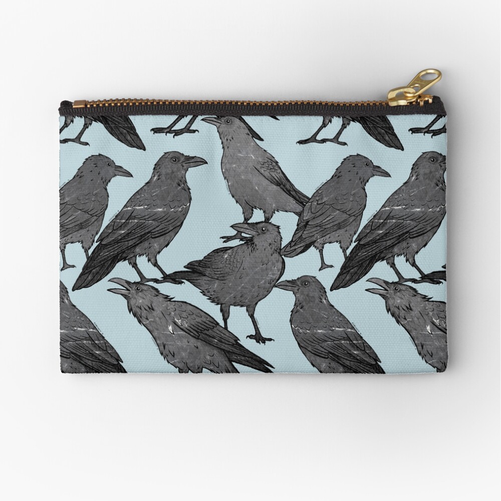 Cute crow pattern Zipper Pouch