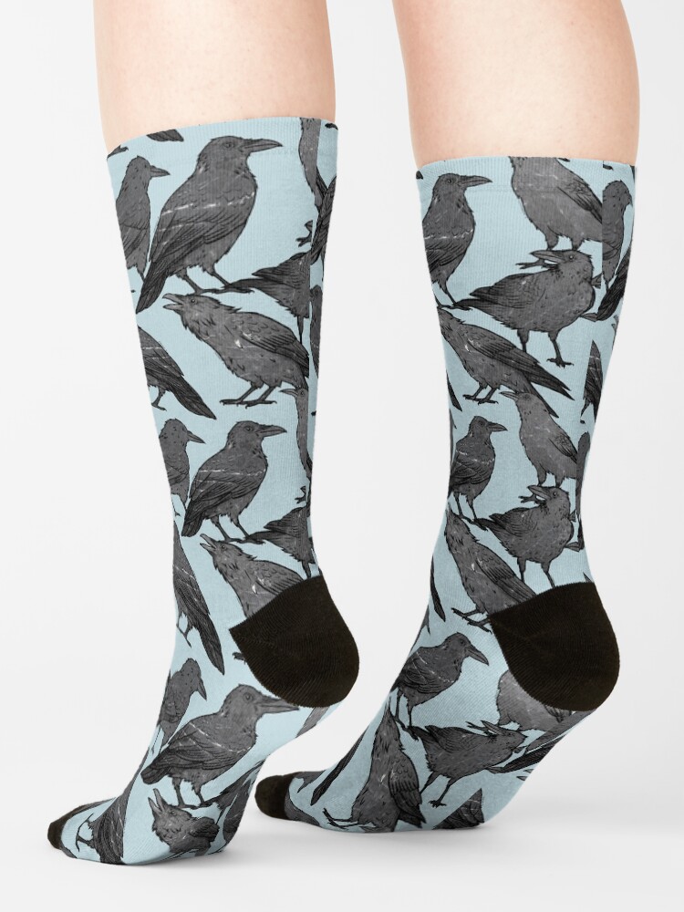 Alternate view of Cute crow pattern Socks