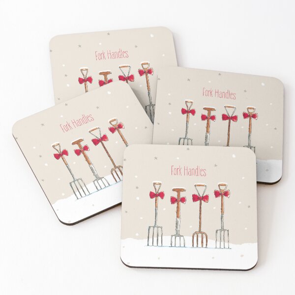 Item preview, Fork Handles / four candles funny Christmas design designed and sold by TryStar.