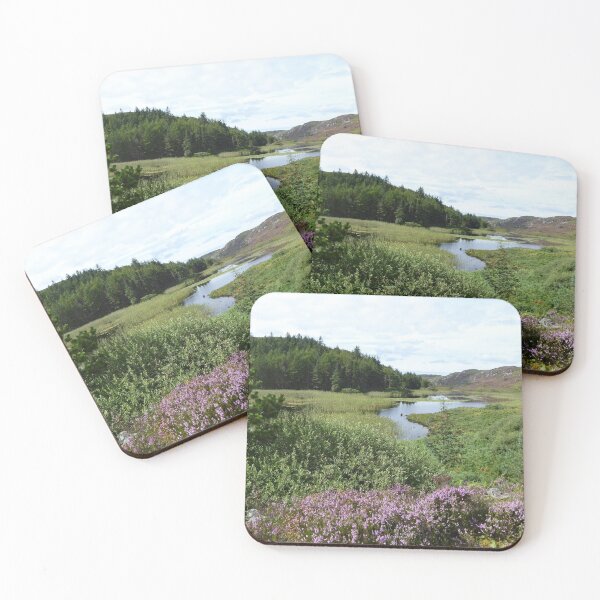 Item preview, Scottish scenery - heather, loch and hills designed and sold by Theconkertree.